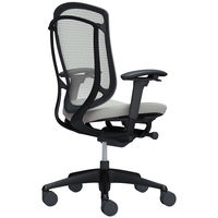 CC83MR FPC3 オカムラ コンテッサ セコンダ 座クッション ハイバック ブラックフレーム ブラックボディ ライトグレー 1脚（直送品）