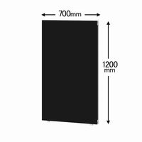 トーカイスクリーン MSパネル クロスパネル ブラック 高さ1200×幅700mm MS-1207BK 1枚（取寄品）