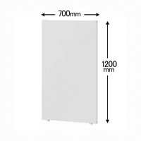 トーカイスクリーン MSパネル 高さ1200×幅700mm ライトグレー MS-1207G 1枚（取寄品）