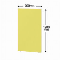 トーカイスクリーン MSパネル 高さ1200×幅700mm イエローグリーン MS-1207YGr 1枚（取寄品）