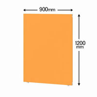 トーカイスクリーン MSパネル 高さ1200×幅900mm オレンジ MS-1209OR 1枚（取寄品）