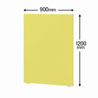 トーカイスクリーン MSパネル 高さ1200×幅900mm イエローグリーン MS-1209YGr 1枚（取寄品）