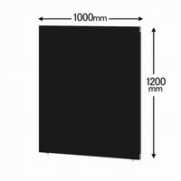 トーカイスクリーン MSパネル 高さ1200×幅1000mm ブラック MS-1210BK 1枚（取寄品）