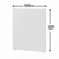 トーカイスクリーン MSパネル 高さ1200×幅1000mm ライトグレー MS-1210G 1枚（取寄品）