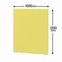 トーカイスクリーン MSパネル 高さ1200×幅1000mm イエローグリーン MS-1210YGr 1枚（取寄品）