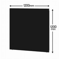 トーカイスクリーン MSパネル 高さ1200×幅1200mm ブラック MS-1212BK 1枚（取寄品）