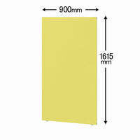 トーカイスクリーン MSパネル 高さ1615×幅900mm イエローグリーン MS-1609YGr 1枚（取寄品）