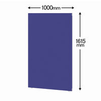 トーカイスクリーン MSパネル 高さ1615×幅1000mm ブルー MS-1610B 1枚（取寄品）