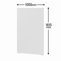 トーカイスクリーン MSパネル 高さ1615×幅1000mm ライトグレー MS-1610G 1枚（取寄品）