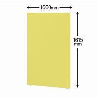 トーカイスクリーン MSパネル 高さ1615×幅1000mm イエローグリーン MS-1610YGr 1枚（取寄品）