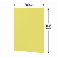 トーカイスクリーン MSパネル 高さ1615×幅1200mm イエローグリーン MS-1612YGr 1枚（取寄品）