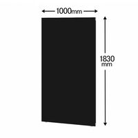 トーカイスクリーン MSパネル 高さ1830×幅1000mm ブラック MS-1810BK 1枚（取寄品）