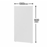 トーカイスクリーン MSパネル 高さ1830×幅1000mm ライトグレー MS-1810G 1枚（取寄品）