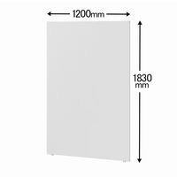 トーカイスクリーン MSパネル 高さ1830×幅1200mm ライトグレー MS-1812G 1枚（取寄品）