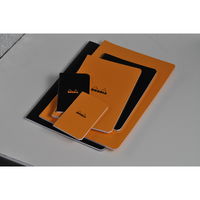 ロディア ホチキス留めノート 横罫 A4 オレンジ cf119168 1セット(1冊×3)