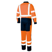 アイトス ツナギ ハイパーオレンジ×ネイビー 6L 2722-093 1着（直送品）