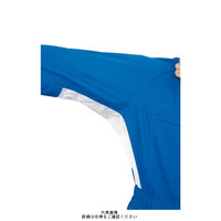 ヤマタカ 夏ツナギ服 ブルー LL 615ー1ーLL 1枚（直送品）