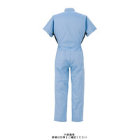 ヤマタカ 綿半袖夏ツナギ服 ライトブルー 6L 545ー6ー6L 1枚（直送品）
