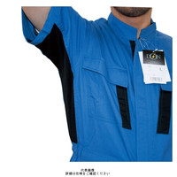 ヤマタカ 綿半袖夏ツナギ服 ブルー 3L 545ー1ー3L 1枚（直送品）