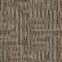 サンゲツ カーペットタイル DT5050 ラウト 裏糊なし 幅500×奥行500×厚さ8mm ベージュ DT5052 1セット（4枚入）（直送品）