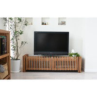 B.Bファニシング FOREST（フォレスト） テレビ台 ブラウン 幅1245×奥行405×高さ350mm FOTB-124BR 1台（直送品）