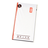 ササガワ 特上のし袋(熨斗袋) 万型 赤棒 無字 奉書紙 5-2719 1セット(1冊(10枚)×20)