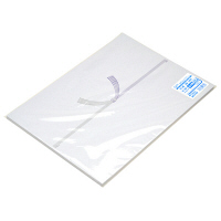 ササガワ OA対応のし紙(熨斗紙) A4判 蓮柄なし 京 2-616 1セット(1冊(100枚)×5)