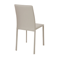 【軒先渡し】関家具 TOCOM BRIGHT ブライト スタッキングチェア ベージュ PVC TDC-9766 1セット（2脚入）（直送品）