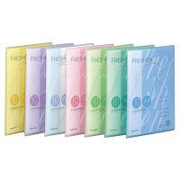 コクヨ クリヤーブック＜フレッシェン＞ 固定式 A4縦 10ポケット 黄緑 ラ-S20LG 1セット（10冊）（直送品）