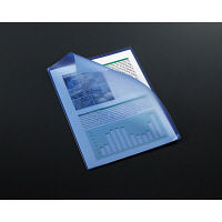 コクヨ（KOKUYO） クリヤーホルダー（ストロングタイプ） A4 青 フ-TS750B 1セット（50枚）（直送品）