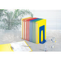 コクヨ ブックエンド 特大 青 2つ1組 BS-35NB 1セット(10枚:2枚入×5組)