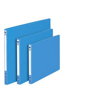 コクヨ レバーファイルMZ色厚板紙A4横 10mmとじ 青 フ-305NB 1セット(10冊)