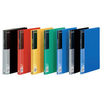 コクヨ クリヤーブック＜ベーシック＞ 固定式　A4タテ　60枚ポケット 黒　ブラック ラ-B60D 1セット（2冊）