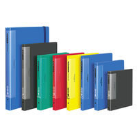 コクヨ クリヤーブックウェーブカット替紙式B5縦17枚P青 ラ-T721B 1セット(5冊)