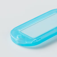 コクヨ キーホルダー型名札 ライトブルー 10個パック ナ ナフ-210LBX10 1セット(50個:10個入×5パック)