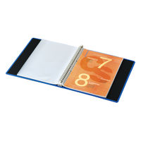 コクヨ クリヤーブック タフボディA4S・W青 ラ-J730B 1セット(4冊)