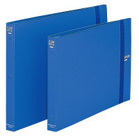 コクヨ　クリヤーブック（替紙式）　B4ヨコ　26穴　30ポケット　青　ブルー　ラ-469B　2冊