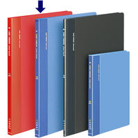 コクヨ クリヤーブック A3.A4Sサイドスロー ラ-820R 1セット(10冊)