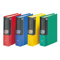 コクヨ ポストカードホルダー 固定式 A6-S 60ポケット 緑 ハセ-30NG 1セット（4冊）（直送品）