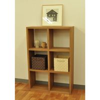 エイ・アイ・エス レクタックス オープンラック ベーシック 2x3 ナチュラル RX-2x3 NA 1台（直送品）