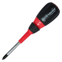 ベッセル ベクトル貫通ドライバー +1×75 B-280（直送品）