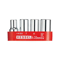 ベッセル 交換用ビット TD-BS4 1セット(ソケット4本組)（直送品）