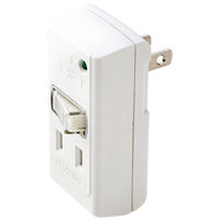 スイッチタップ 電源タップ コンセント 2ピン 2個口 雷ガード ホワイト T-KTR03WH エレコム 1個（直送品）