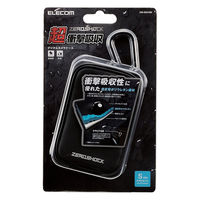 エレコム デジカメケース/ZEROSHOCK/Sサイズ/ブラック ZSB-DG015BK 1個