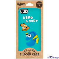PGA iPhone8/7用 シリコンケース ニモ＆ドリー PG-DCS140NEM（直送品）