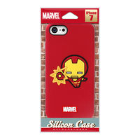 PGA iPhone8/7用 シリコンケース アイアンマン PG-DCS160IRM（直送品）