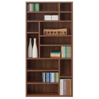 フナモコ RANDOM SHELF （ランダムシェルフ） リアルウォールナット 幅899×奥行221×高さ1800mm RBD-90T 1台（直送品）