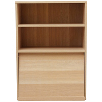 アイリスオーヤマ Collanシリーズ フラップラック 扉1段棚2段 ナチュラル 幅590×奥行409×高さ836mm CHR-1 1台（直送品）