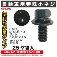 自動車用小ねじ25ヶ袋入 029-25 1セット（直送品）