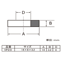 アルミバルブ用パッキン （10ヶ入り） VP23 1セット（直送品）